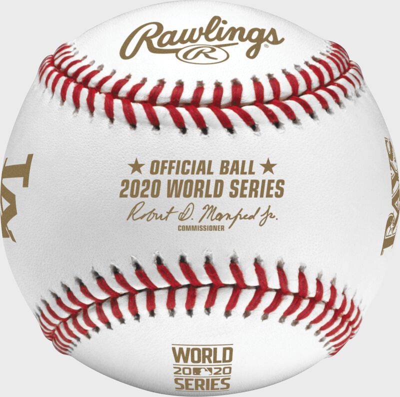 Rawlings Mlb 2020 World Series Dueling Baseball White | bRSF5obG