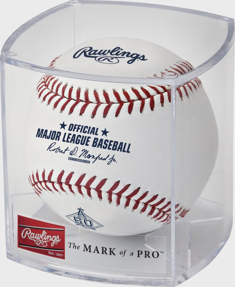 Rawlings Mlb 2021 Los Angeles Angels 60th Anniversary Baseball White | hDy7xejr