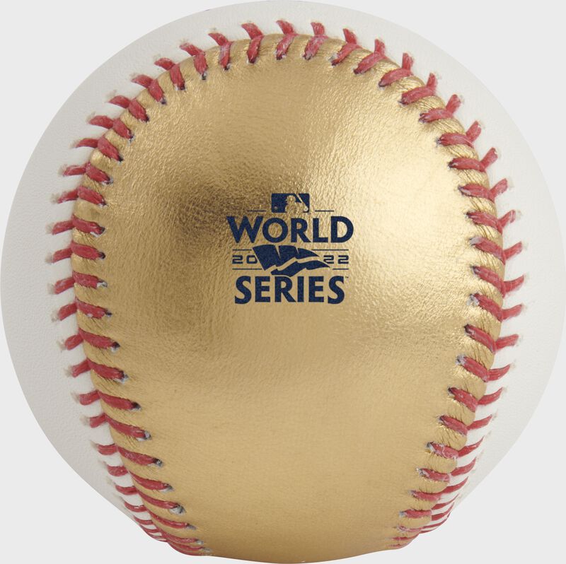 Rawlings Mlb 2022 Gold World Series Dueling Baseball White / Gold | fssxamHm