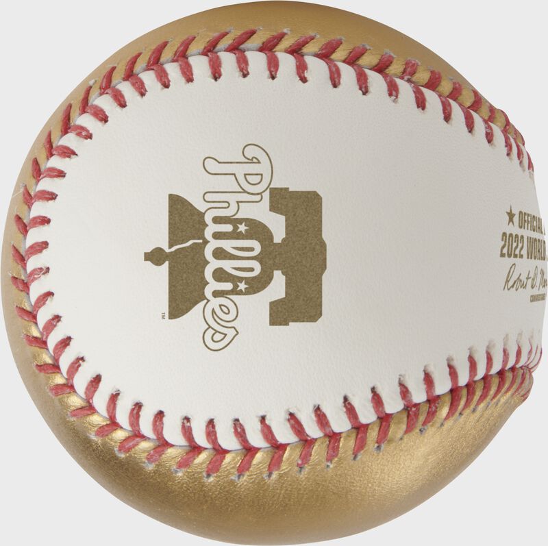 Rawlings Mlb 2022 Gold World Series Dueling Baseball White / Gold | fssxamHm