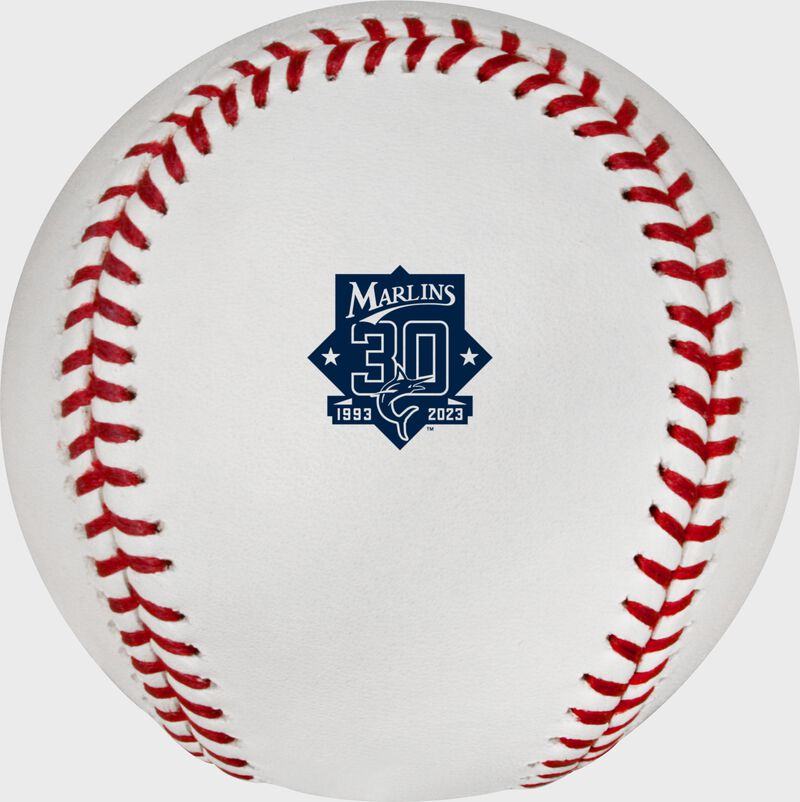 Rawlings Mlb 2023 Miami Marlins 30th Anniversary Baseball White | 5mTIHt98