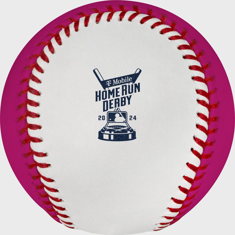 Rawlings Mlb 2024 Home Run Derby Money Baseball White / Pink | swvlzDke