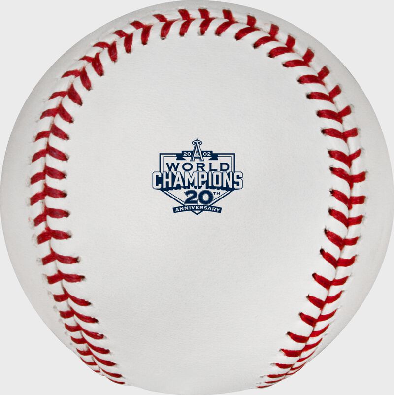 Rawlings Mlb Los Angeles Angels World Series Champions 20th Anniversary Baseball White | sruaYUCm