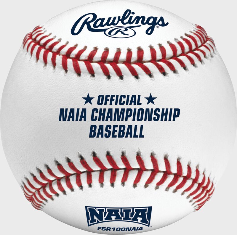 Rawlings Naia Flat Seams Baseball White | 0YqtSj0I