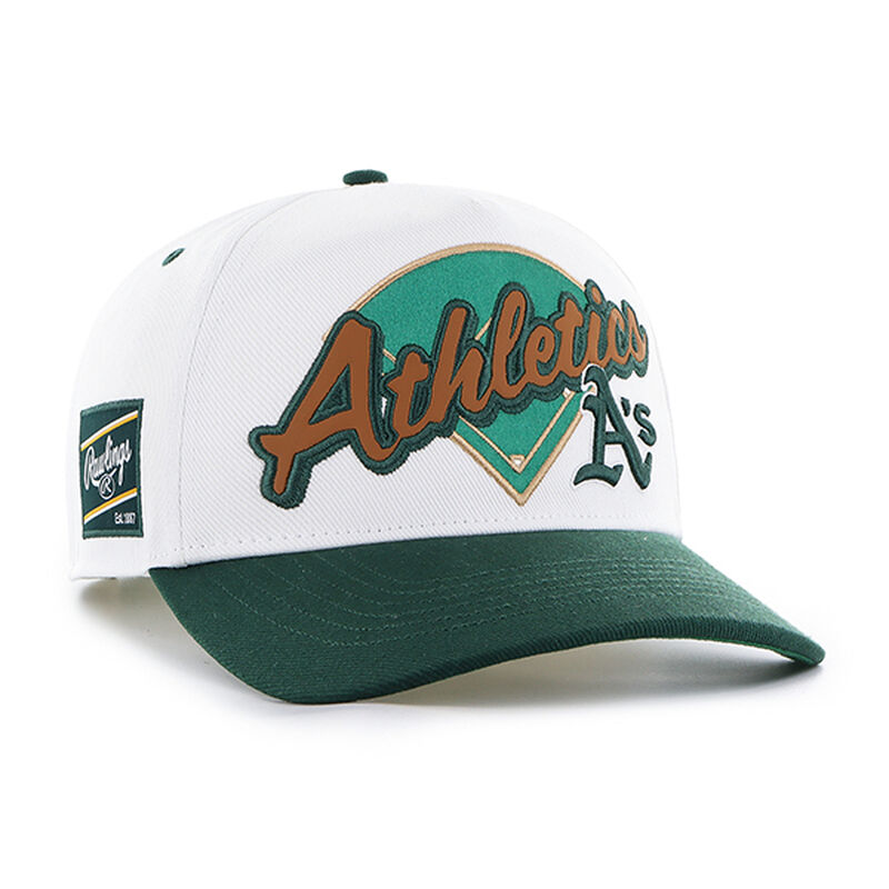 Rawlings Oakland Athletics Rawlings '47 Brand Hitch Hat White | XK6zDnmT