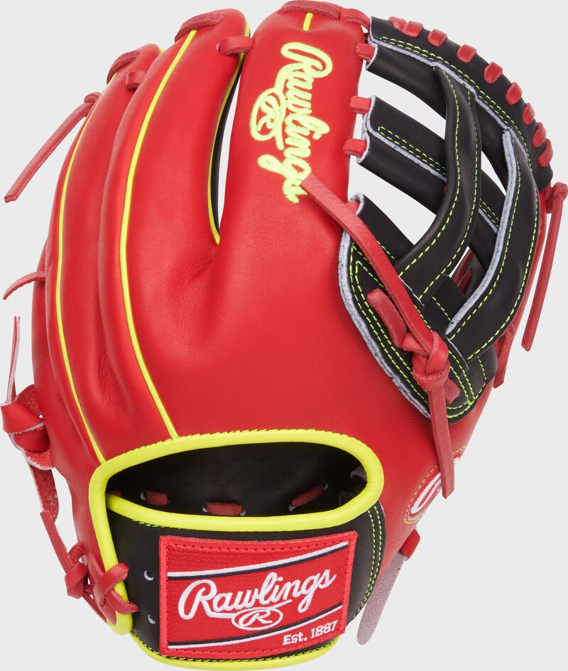 Rawlings Oneil Cruz Heart Of The Hide Infield Deep Red / Black | NCgKsRUX