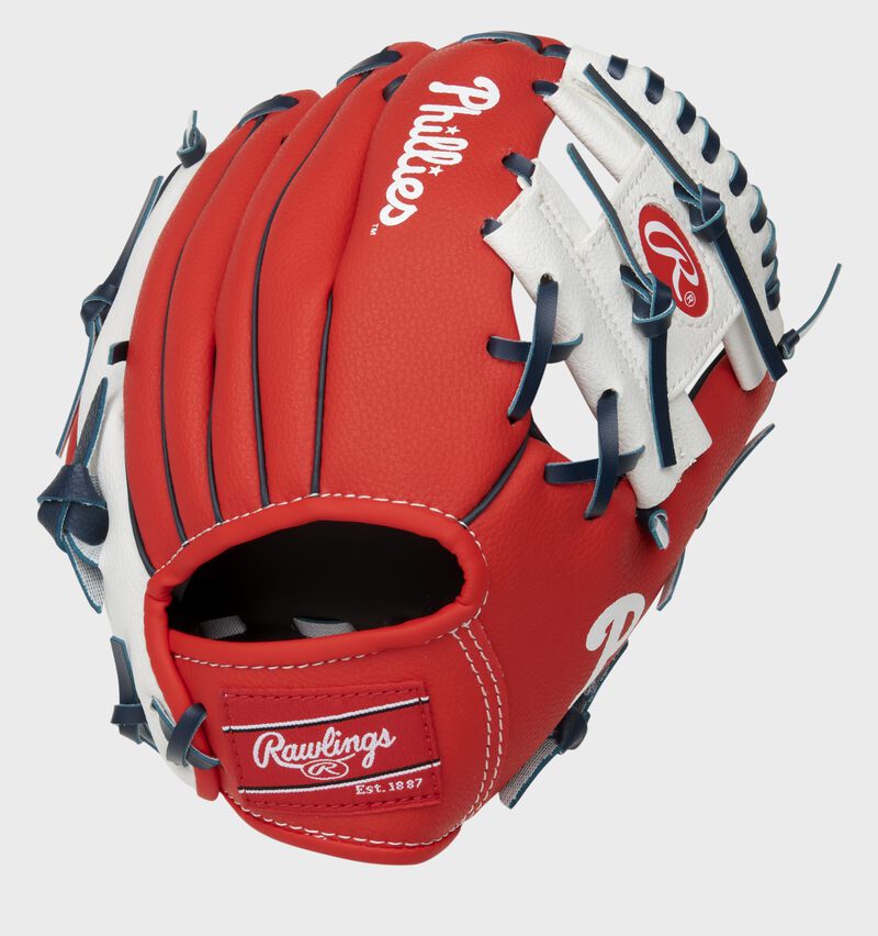 Rawlings Philadelphia Phillies 10-Inch Team Logo Outfield Red / White | NyU4XDqh