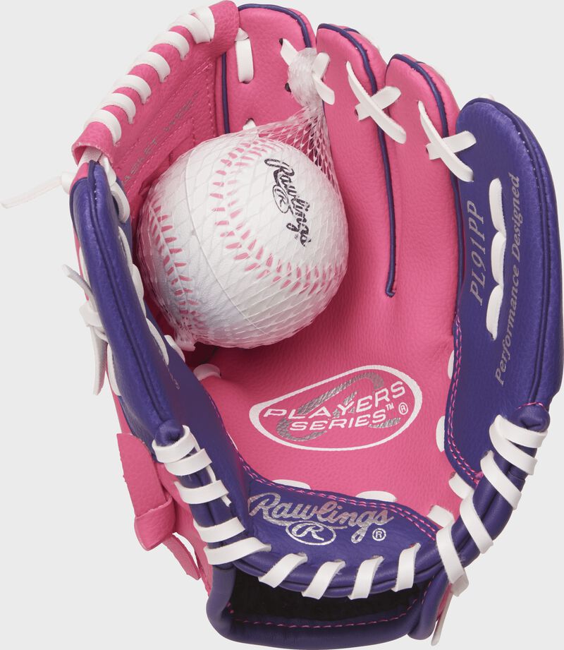 Rawlings Players Series 9 In With Soft Core Outfield Pink | UTKAlZCS