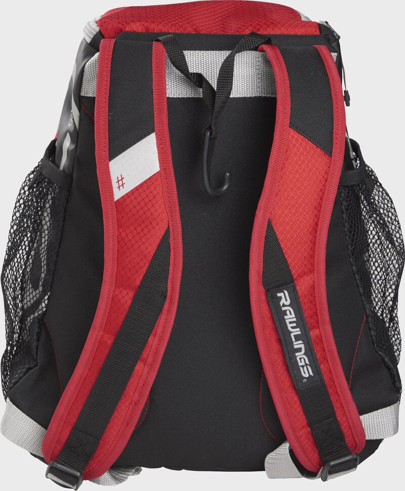 Rawlings Players Team Backpacks Black / Red | X5h4Kt9F