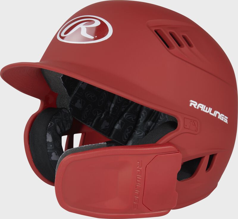 Rawlings R16 Reverse Matte Batting Helmet Red | QZ5C8fJb