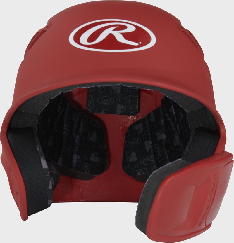 Rawlings R16 Reverse Matte Batting Helmet Red | QZ5C8fJb