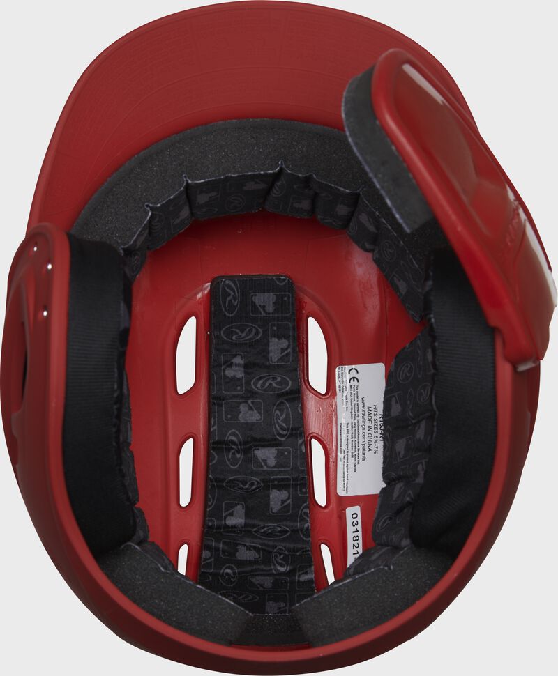 Rawlings R16 Reverse Matte Batting Helmet Red | QZ5C8fJb