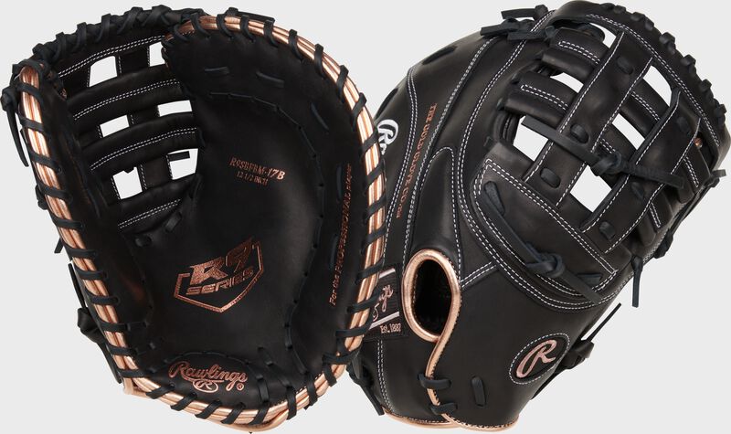 Rawlings R9 Series 12.5-Inch First Base Black | QiA7JBlH