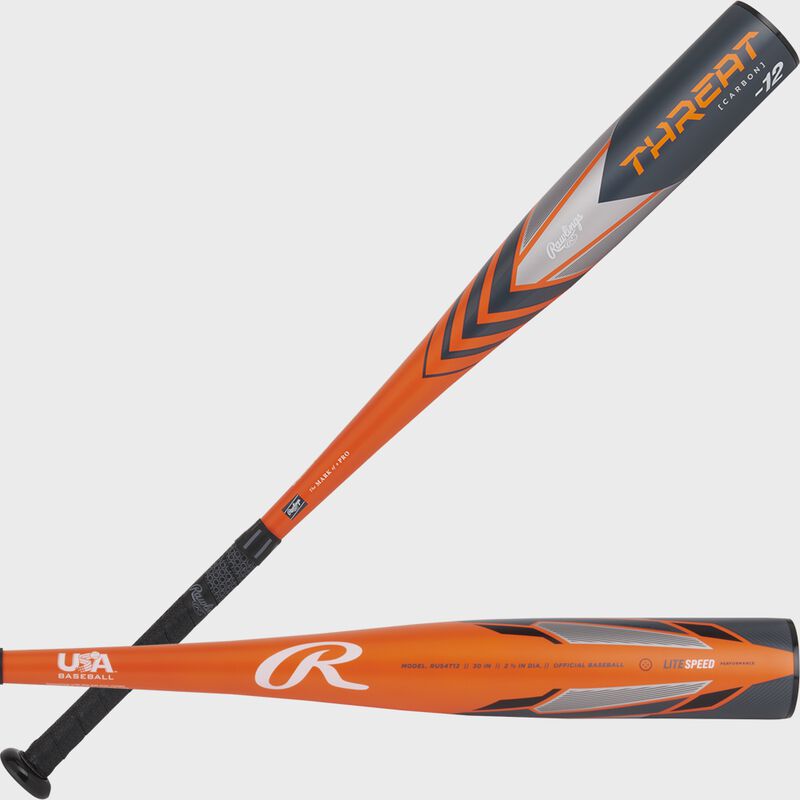 Rawlings Rawlings 2024 Threat -12 USA Baseball Orange / Grey | S36UWuje