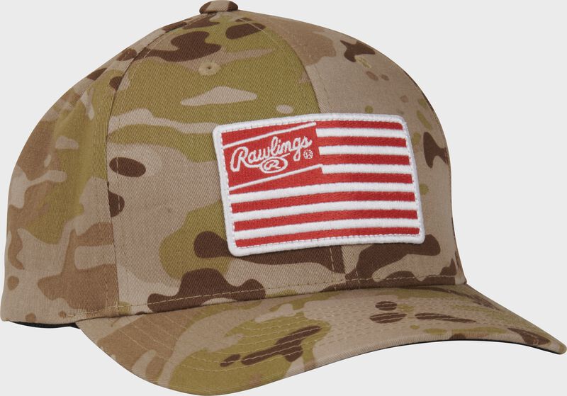 Rawlings Rawlings Camo Snapback Hat Brown | 1DblXbbn