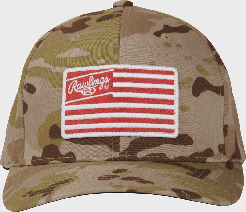 Rawlings Rawlings Camo Snapback Hat Brown | 1DblXbbn