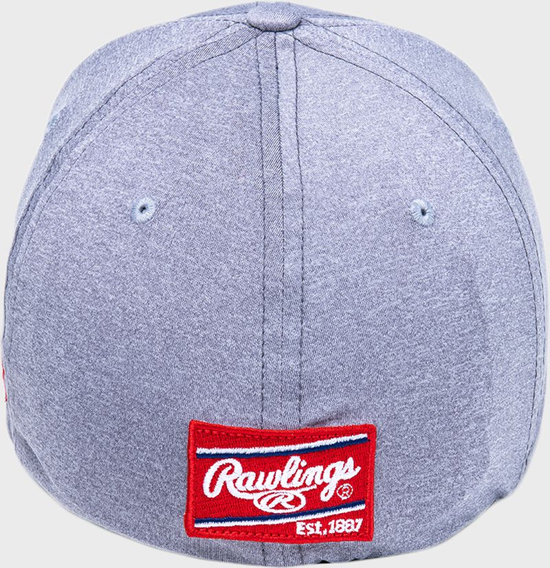 Rawlings Rawlings Clover USA Heathered Fitted Hat Grey | ku10IB81