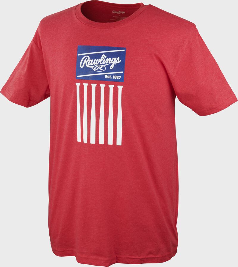 Rawlings Rawlings Flag T-Shirt Red | G3f3ZKvY