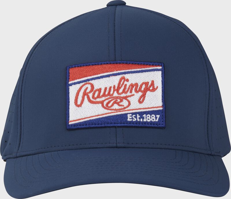 Rawlings Rawlings Flexfit Laser Cut Vented Hat Blue | g7ZAr1K7