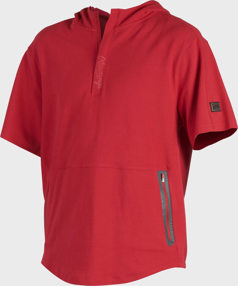 Rawlings Rawlings Gold Collection Short Sleeve Hoodie Red | 3ozDUb3H