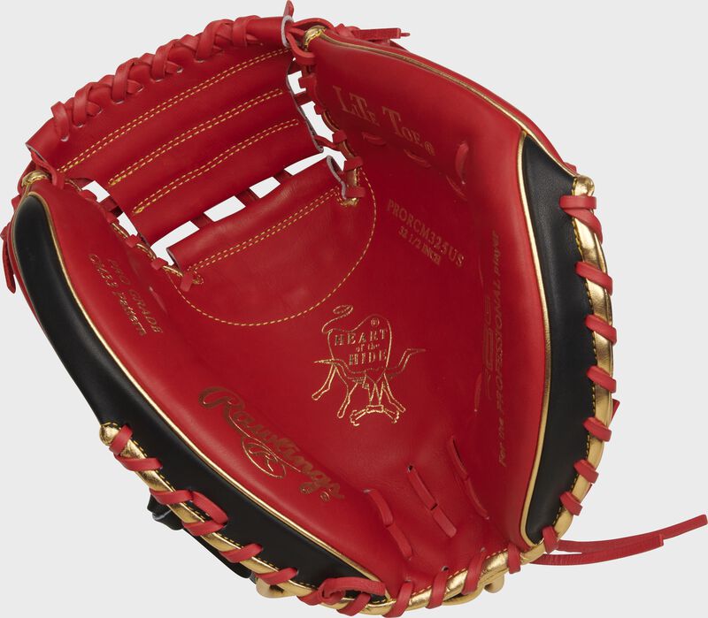 Rawlings Rawlings Heart Of The Hide Contour Catcher Deep Red / Black | QZ7mAb6q