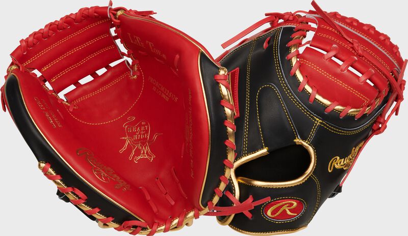 Rawlings Rawlings Heart Of The Hide Contour Catcher Deep Red / Black | QZ7mAb6q