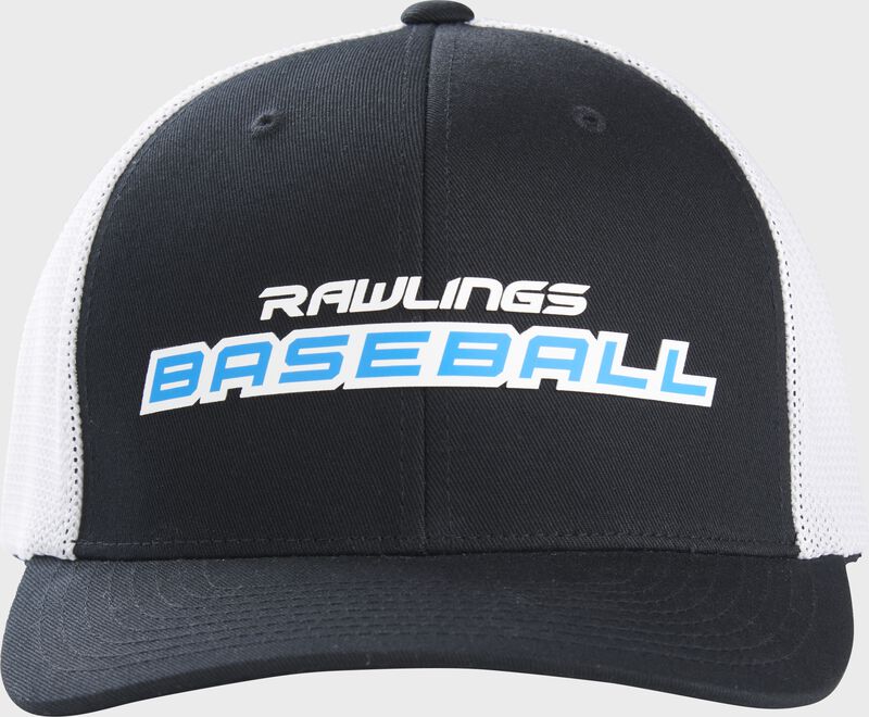 Rawlings Rawlings Mesh Snapback Hat Black / White | XyUhKjHQ