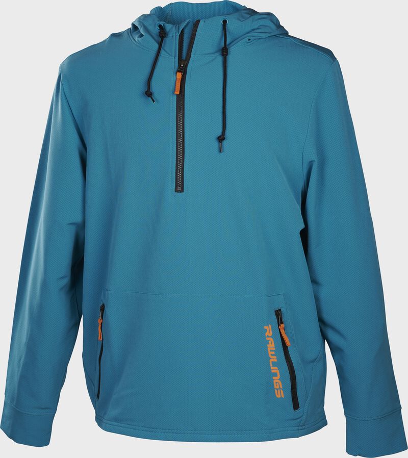 Rawlings Rawlings Modern Fit Half-Zip Hoodie Blue | ahQpo8Gx