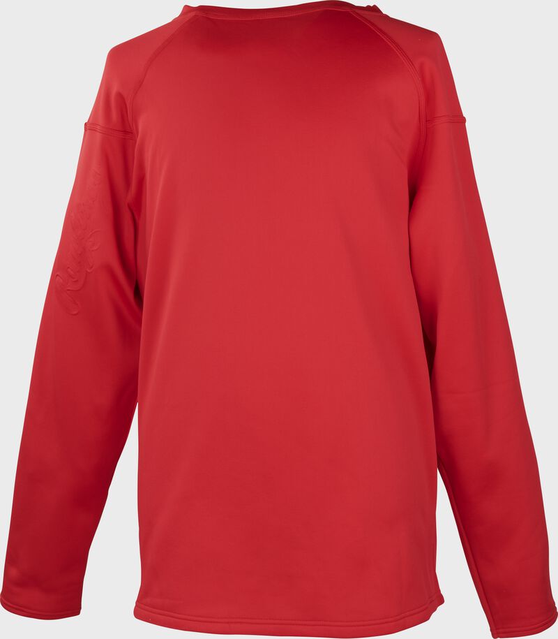 Rawlings Rawlings Performance Dugout Fleece Pullover Red | 68qoxukK