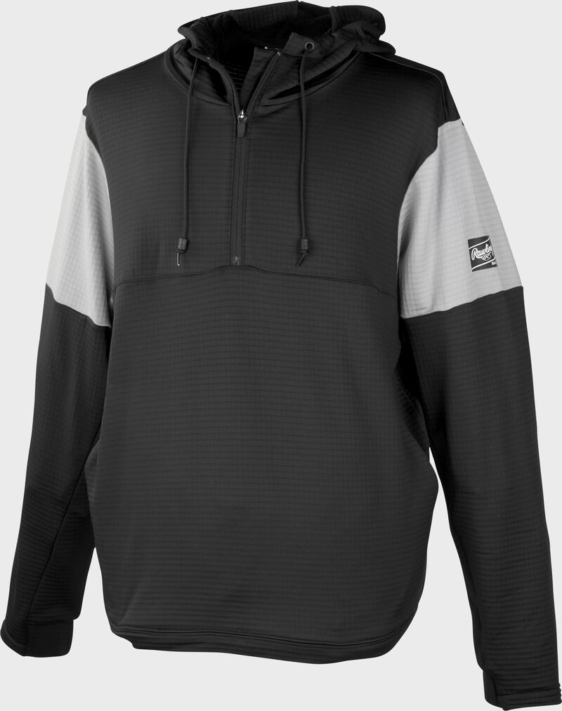 Rawlings Rawlings Quarter-Zip Hoodie Black | xAvSZkao