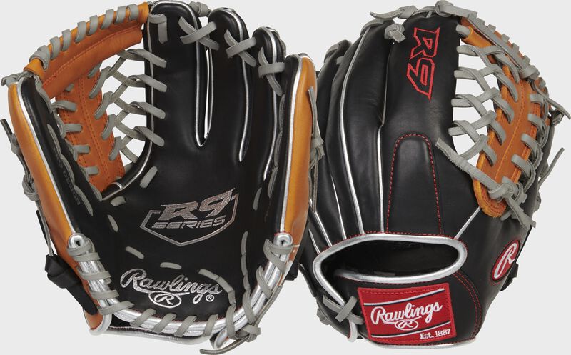 Rawlings Rawlings R9 Contour 11.5-Inch Pitcher Black / Brown | 4Ur56A1e