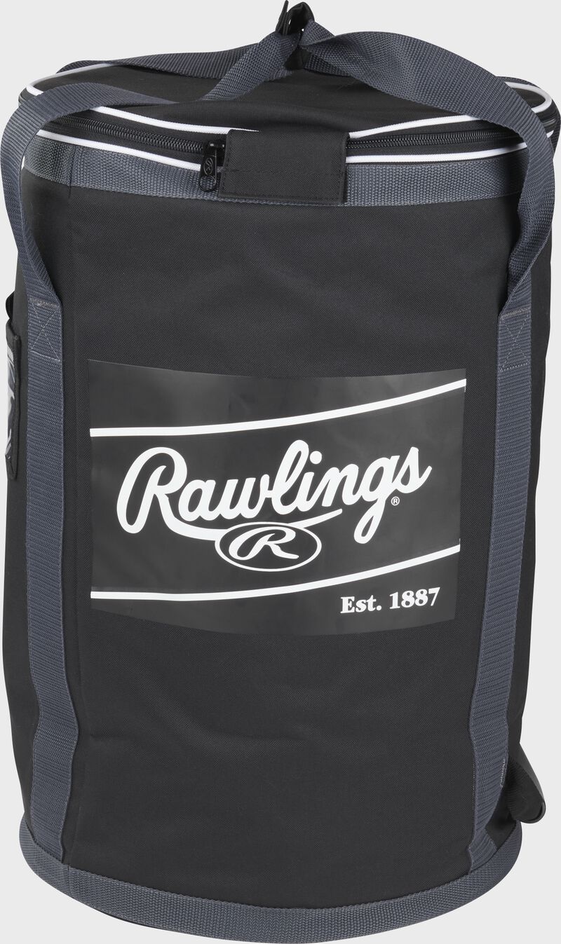 Rawlings Rawlings Soft-Sided 2 Sizes Ball Bag Black | aT9IDU0H