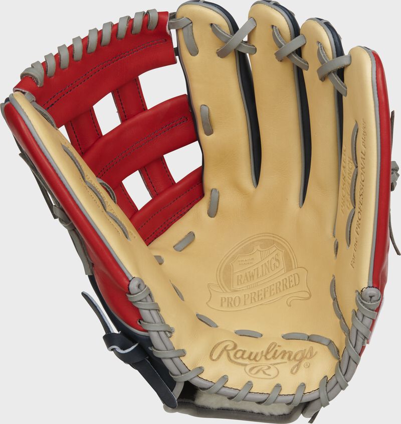 Rawlings Ronald Acuna Jr. Pro Preferred Outfield Brown / Navy / Deep Red | Gbvx0v5I