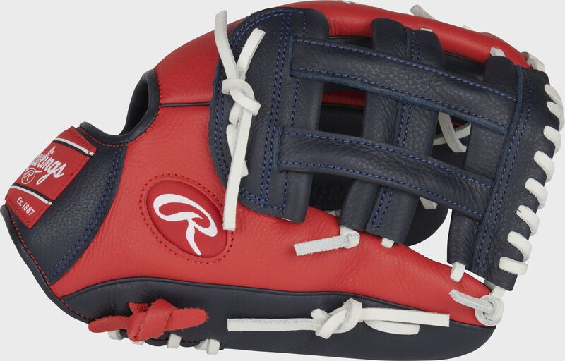 Rawlings Select Pro Lite 11.5 In Ronald Acuña Jr. Infield Deep Red / Navy | rrFGribH