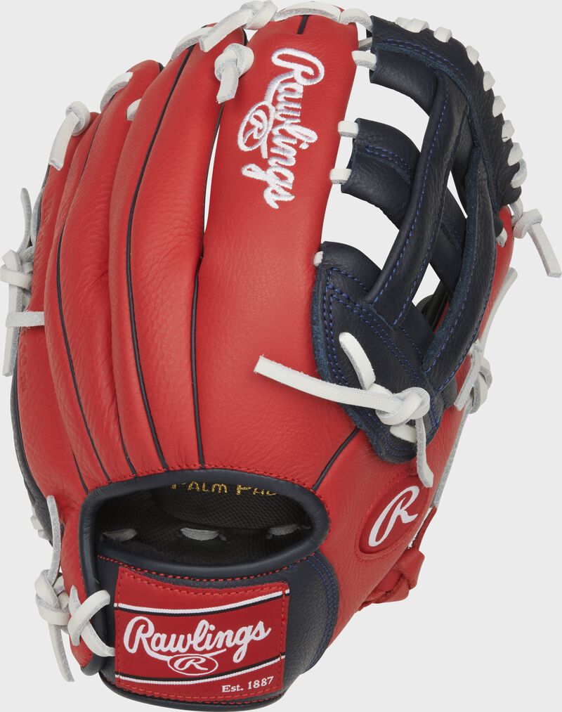 Rawlings Select Pro Lite 11.5 In Ronald Acuña Jr. Infield Deep Red / Navy | rrFGribH