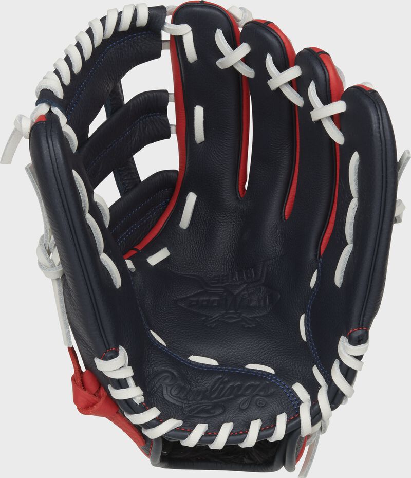 Rawlings Select Pro Lite 11.5 In Ronald Acuña Jr. Infield Deep Red / Navy | rrFGribH