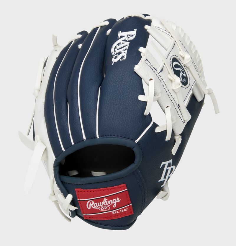 Rawlings Tampa Bay Rays 10-Inch Team Logo Outfield Navy / White | zUAjIDUF