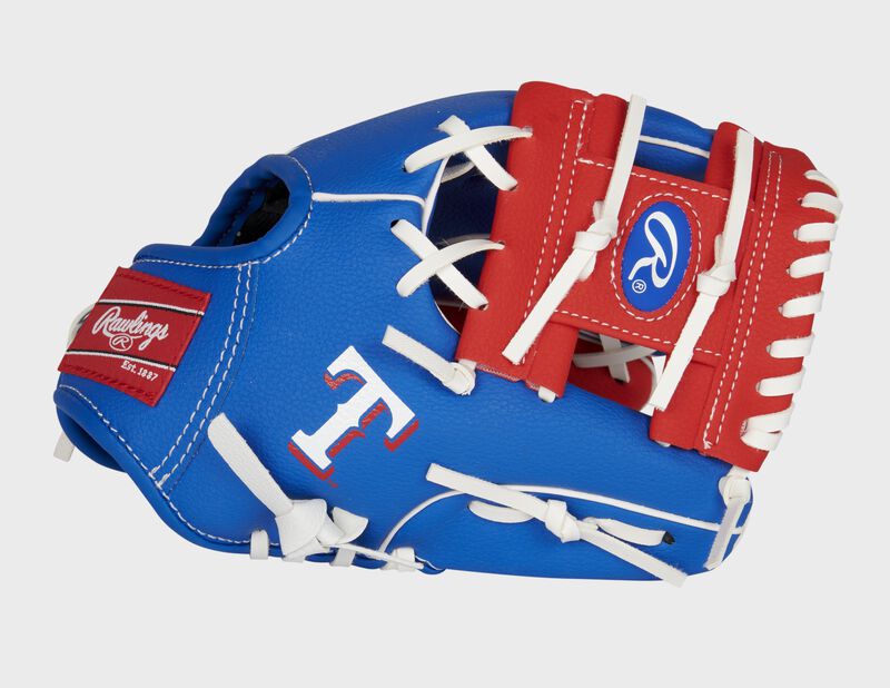 Rawlings Texas Rangers 10-Inch Team Logo Outfield Blue / Red | vSUtjvY6