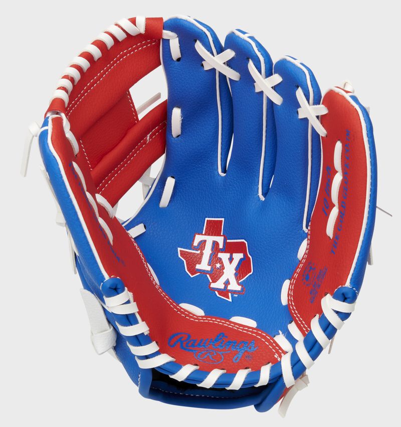 Rawlings Texas Rangers 10-Inch Team Logo Outfield Blue / Red | vSUtjvY6