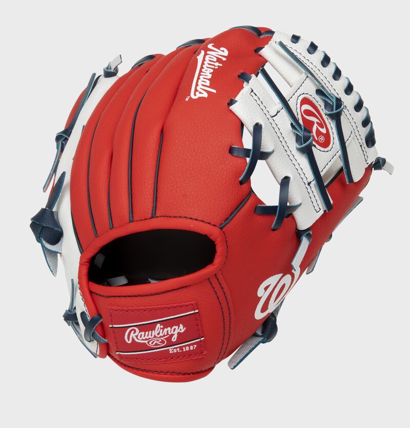 Rawlings Washington Nationals 10-Inch Team Logo Outfield Red / White | DyIwisUr