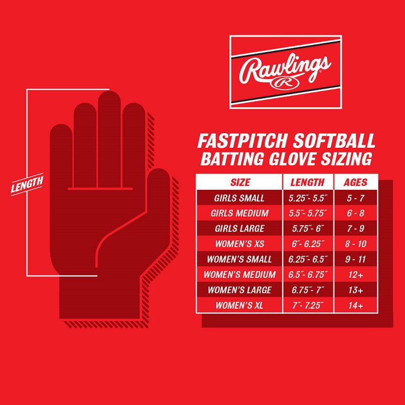 Rawlings Women's Workhorse Okctings Batting Gloves White / Black | aU66rce2